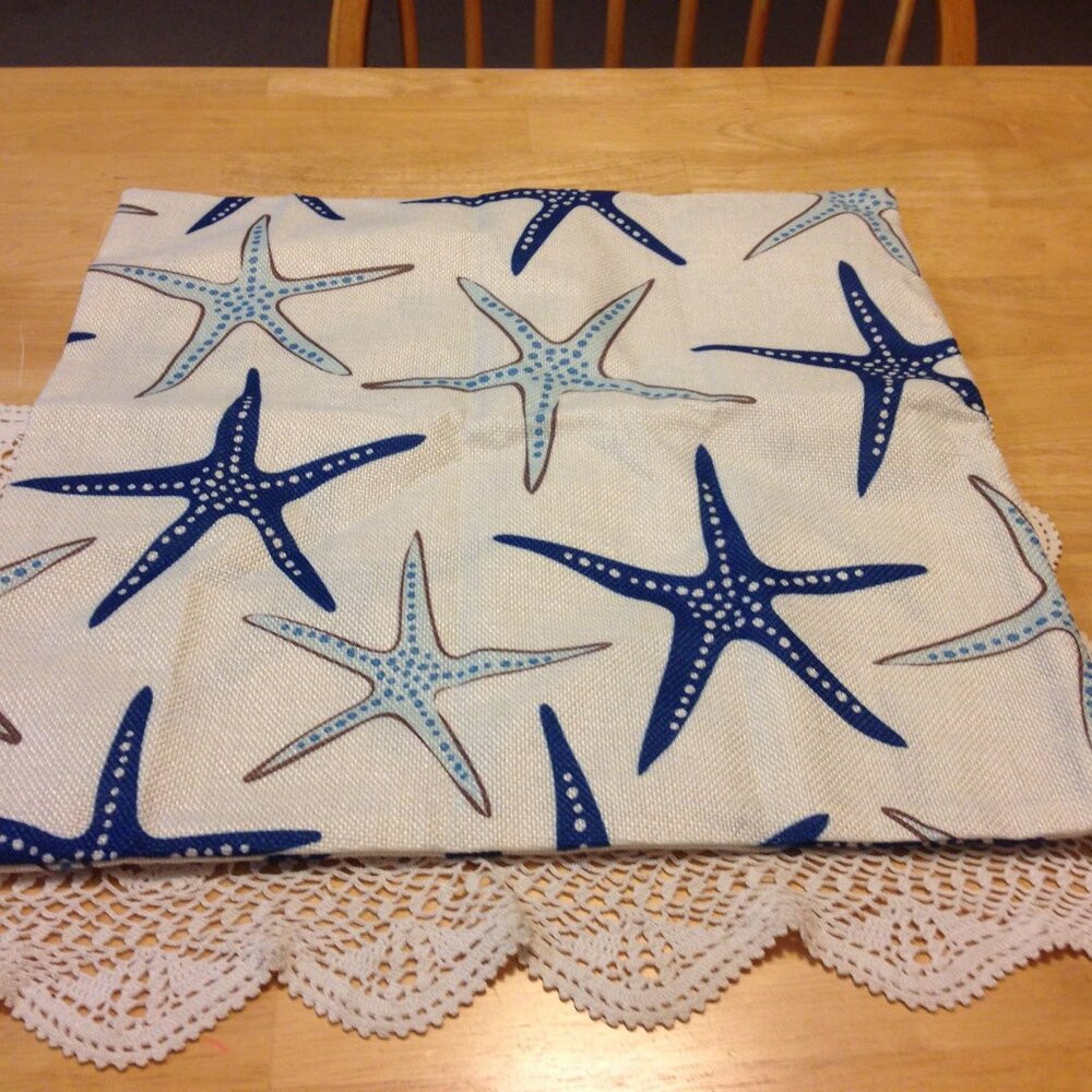 Starfish pillow cover, new home decor item